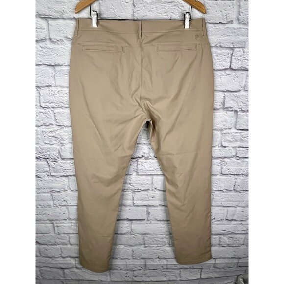 PUBLIC REC Men's Tan Flat Front Slim Leg Pants 35 x 34 - Picture 5 of 5
